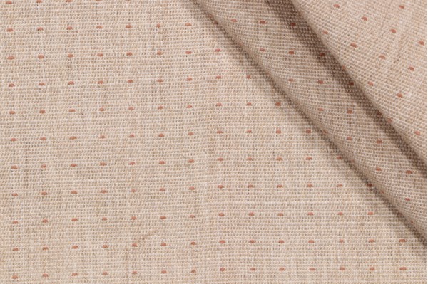 Happy Dot Woven Upholstery Fabric in Clay