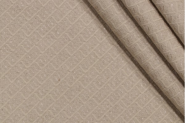 Grey Watkins A Neutral Feeling Woven Upholstery Fabric in Natural/Thatch for Scalamandre