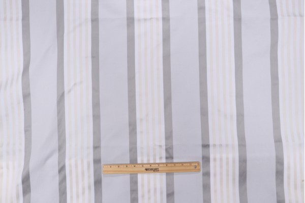 Thibaut Emerson Stripe W80111 Woven Decorator Fabric in Smoke
