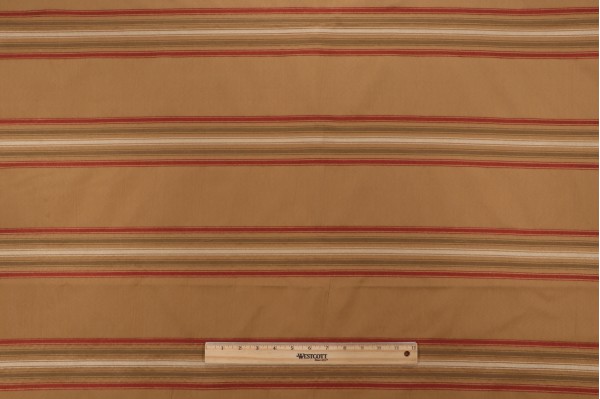Thibaut Somerset Stripe W74021 Woven Decorator Fabric in Gold