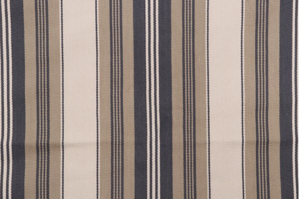 Thibaut Sheridan Stripe W80070 Woven Upholstery Fabric in Charcoal and Linen