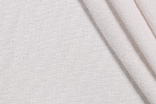 Thibaut Interlude W80063 Woven Solution Dyed Acrylic Chenille Outdoor Fabric in White