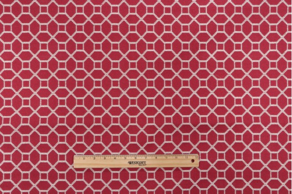 Thibaut Nexus W79631 Woven Upholstery Fabric in Red