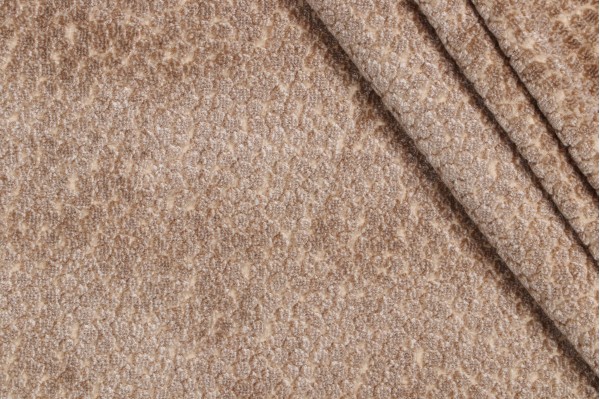 Scalamandre Sandemar Velvet Upholstery Fabric in Taupe 