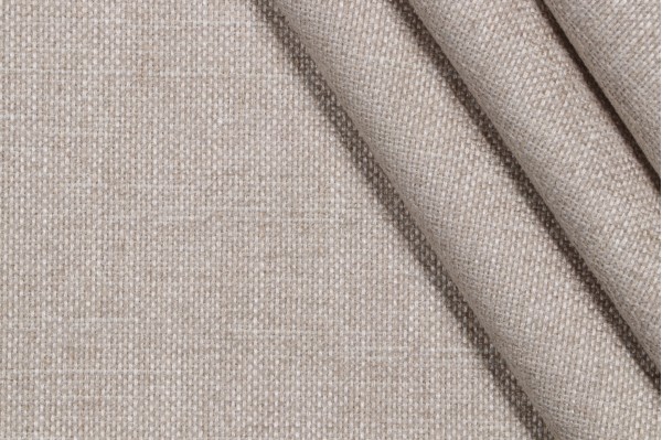 Crypton Wiley High Performance Woven Chenille Upholstery Fabric in Flax
