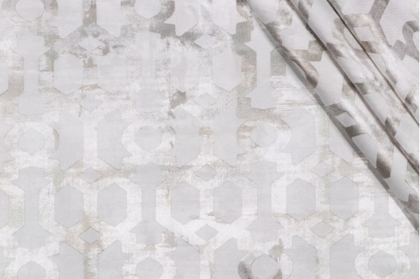 Click for 2.25 Yards Henriette Printed Damask Decorator Fabric in Pearl Henriette Printed Damask Decorator Fabric in Pearl