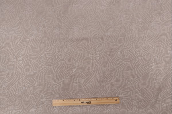 Waves Woven Upholstery Fabric in Sandstone