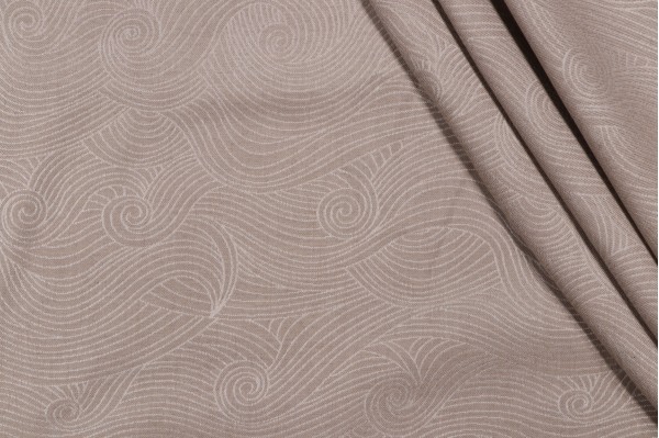Waves Woven Upholstery Fabric in Sandstone