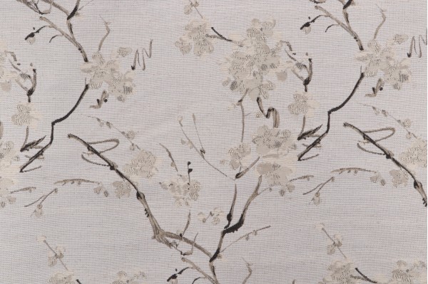 Macias Tapestry Upholstery Fabric in Stone