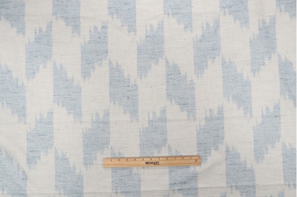 1 Yard TFA Step To It Tapestry Upholstery Fabric in Aqua