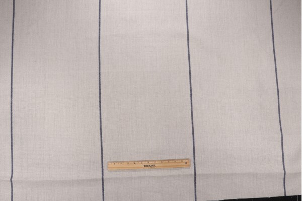 Ralph Lauren Stripe Woven Upholstery Fabric in Blue 
