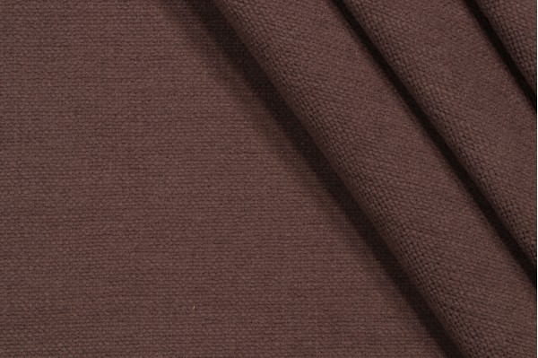 Crypton Linen Weave High Performance Woven Chenille Upholstery Fabric in Mocha 