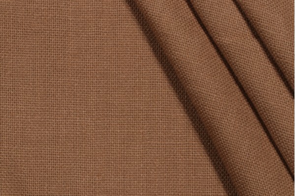 Libeco Woven Linen Decorator Fabric in Camel 