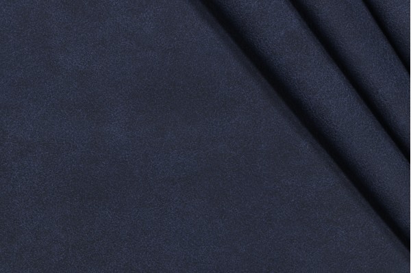 Solid Vinyl Upholstery Fabric in Navy 