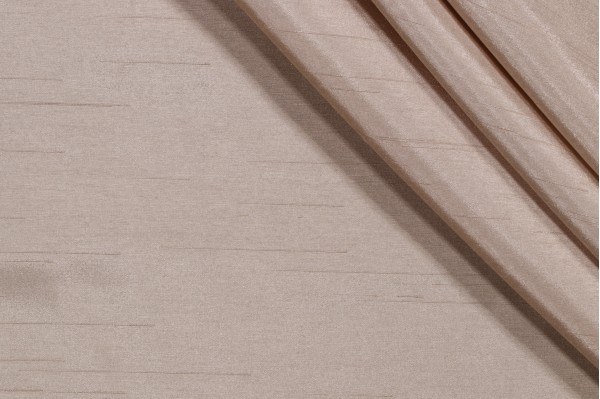 Fabricut Shantung Faux-Silk Decorator Fabric in Fawn 