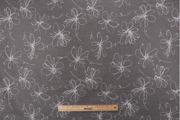 Sample of Sunbrella Marcella 145358-0002 Woven Solution Dyed Acrylic Outdoor Fabric in Slate 