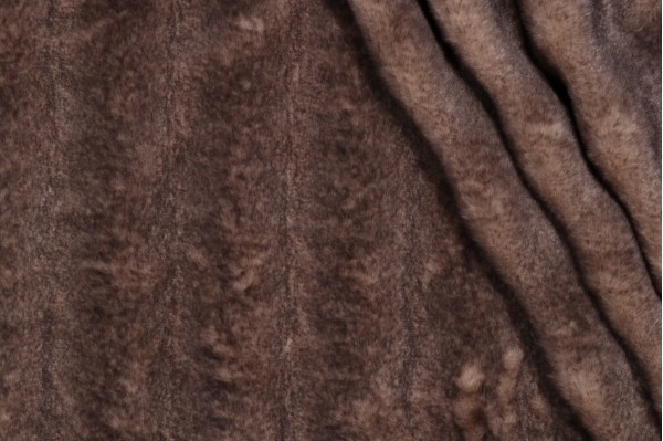 PK Lifestyles Burrow Faux-Fur Decorator Fabric in Sable 