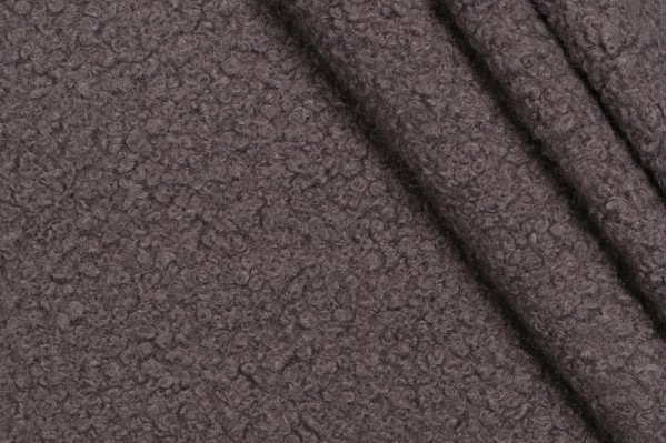 PK Lifestyles Curl Up Faux-Fur Decorator Fabric in Charcoal 