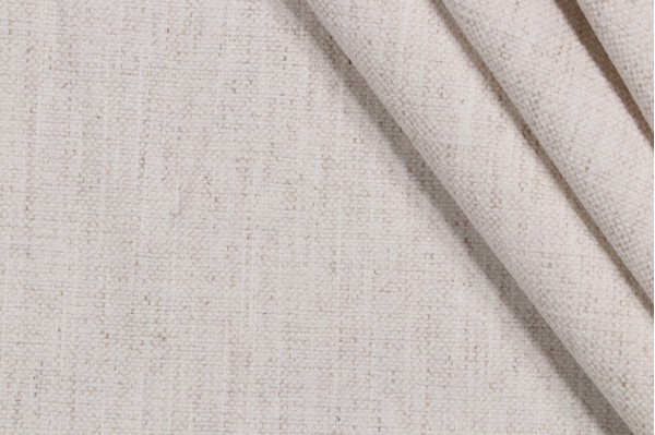 Crypton Nomad High Performance Woven Chenille Upholstery Fabric in Snow