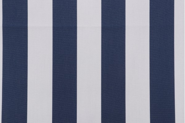 Stripe Woven Solution Dyed Acrylic Outdoor Fabric in Marine