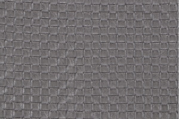 Basketweave Vinyl Upholstery Fabric in Grey