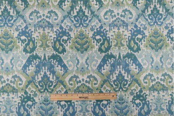 Click for 1.5 Yards Calheta Tapestry Upholstery Fabric in Mediterranean Calheta Tapestry Upholstery Fabric in Mediterranean