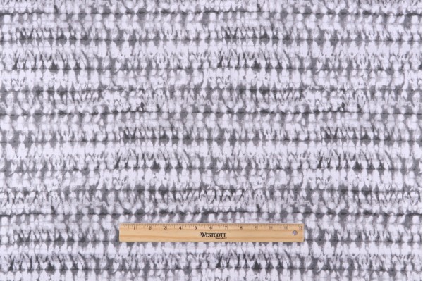 Mill Creek Pembroy Printed Cotton Drapery Fabric in Pewter