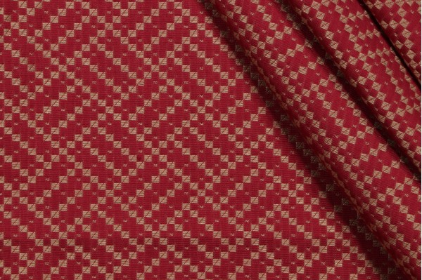 Scalamandre Woven Upholstery Fabric in Red
