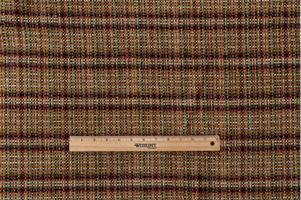 Scalamandre Kensington Plaid Chenille Upholstery Fabric in Multi