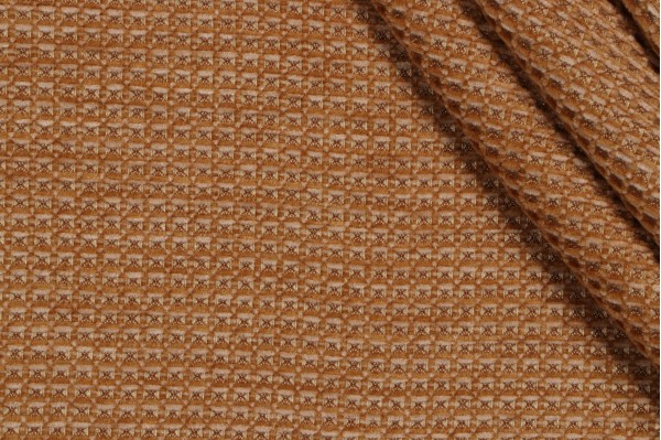 Scalamandre Sundance Woven Chenille Upholstery Fabric in Camel