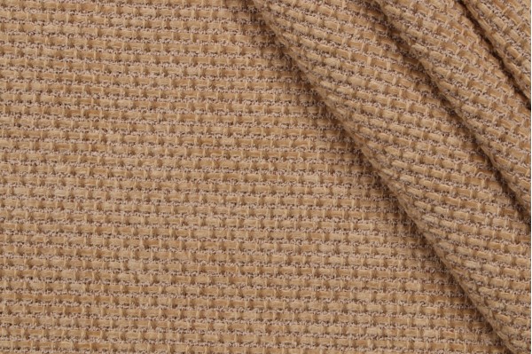 Scalamandre Bar Harbor Woven Chenille Upholstery Fabric in Straw