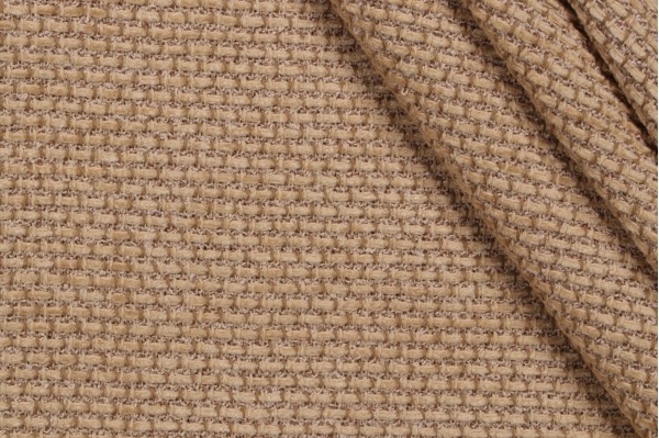 Scalamandre Bar Harbor Woven Chenille Upholstery Fabric in Straw