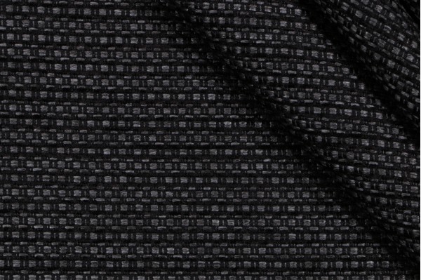 Scalamandre Pannier Woven Chenille Upholstery Fabric in Charcoal