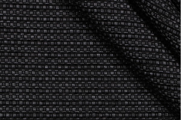 Scalamandre Pannier Woven Chenille Upholstery Fabric in Charcoal