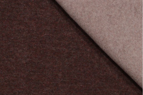 Scalamandre About Face Reversible Upholstery Fabric in Brown/Bark