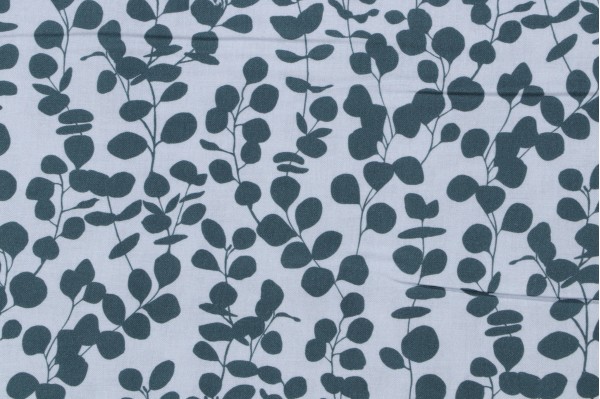 Dear Stella Full Moon - Eucalyptus Printed Cotton Craft Fabric in Mist 