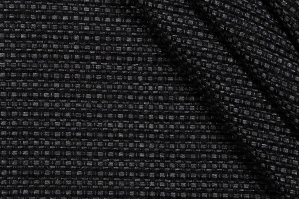 Scalamandre Pannier Woven Chenille Upholstery Fabric in Charcoal