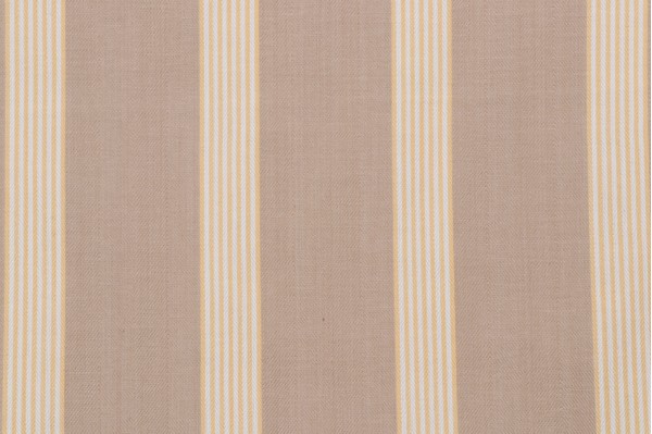 Fonthill Soline Stripe Woven Decorator Fabric in Yellow/Multi for Scalamandre
