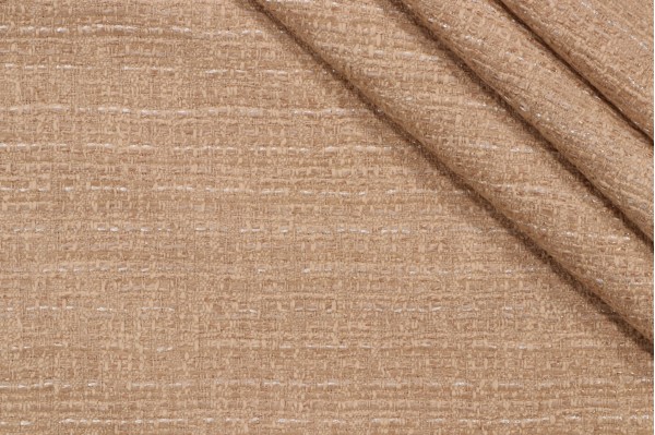 Grey Watkins Andes Tweed Woven Upholstery Fabric in Beige for Scalamandre