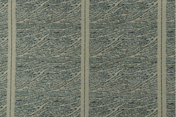 Scalamandre Merill Stripe Chenille Tapestry Upholstery Fabric in Aqua