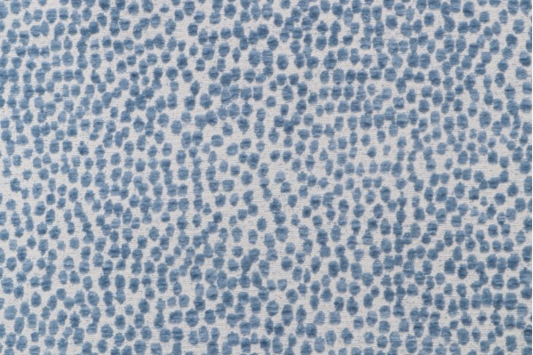 PK Lifestyles Spotty Dotty Woven Chenille Upholstery Fabric in Lake 