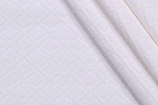 PK Lifestyles Rare Gem Woven Chenille Upholstery Fabric in White 