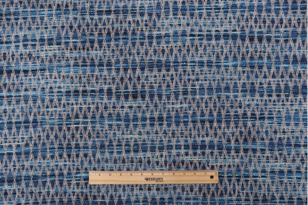 PK Lifestyles Taking Shape Woven Upholstery Fabric in Aegean 