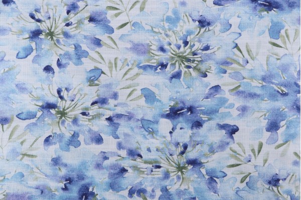 PK Lifestyles Spellbound Printed Cotton Blend Drapery Fabric in Hydrangea 