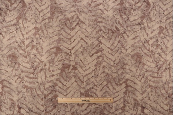 Sample of Tommy Bahama Majestic Palms Woven Upholstery Fabric in Amber 