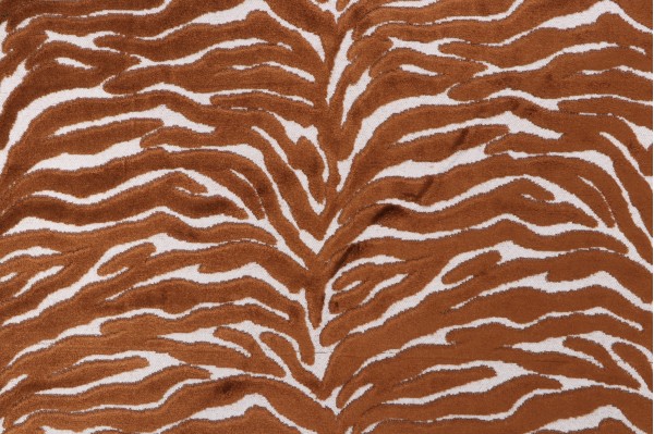 Sample of Hamilton Lena Velvet Upholstery Fabric in Cognac 