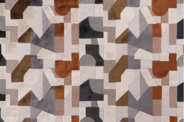 Hamilton Starsky Velvet Upholstery Fabric in Topaz 