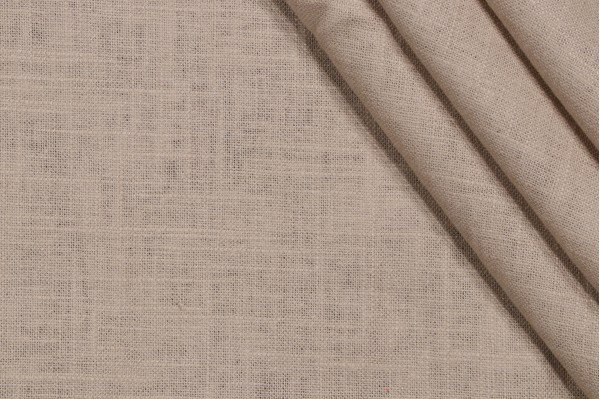 Wexford Linen Woven Decorator Fabric in Sand