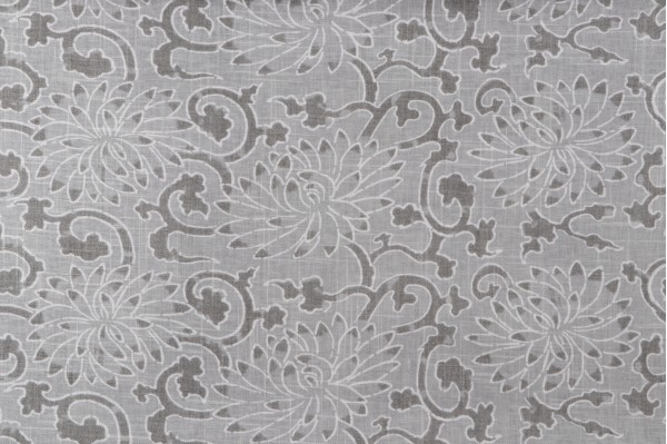 Vern Yip Trend Fazia Printed Drapery Fabric in Grey for Fabricut