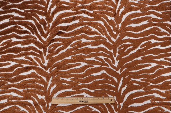 Sample of Hamilton Lena Velvet Upholstery Fabric in Cognac 